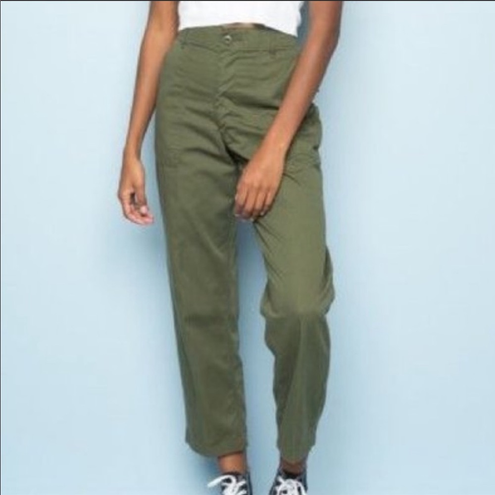 Brandy Melville/John Galt: green Marla pants